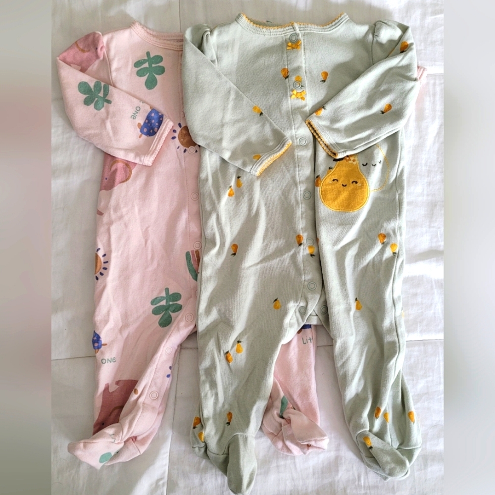 Carter's Button Up Footed Pajamas